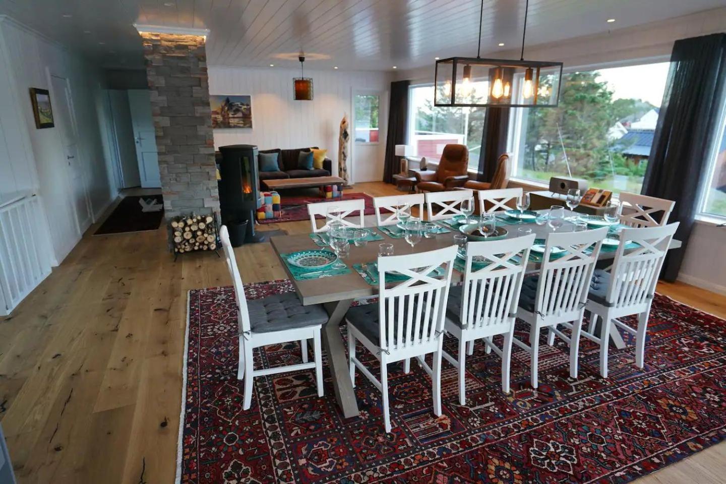 Lofoten Panoramic Luxury Home With Sauna 莫斯克内斯 外观 照片