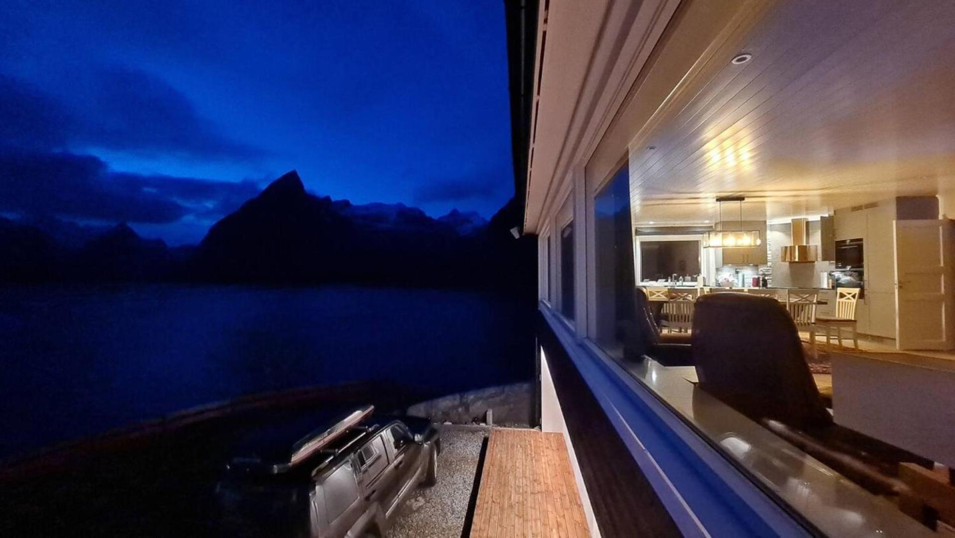 Lofoten Panoramic Luxury Home With Sauna 莫斯克内斯 外观 照片