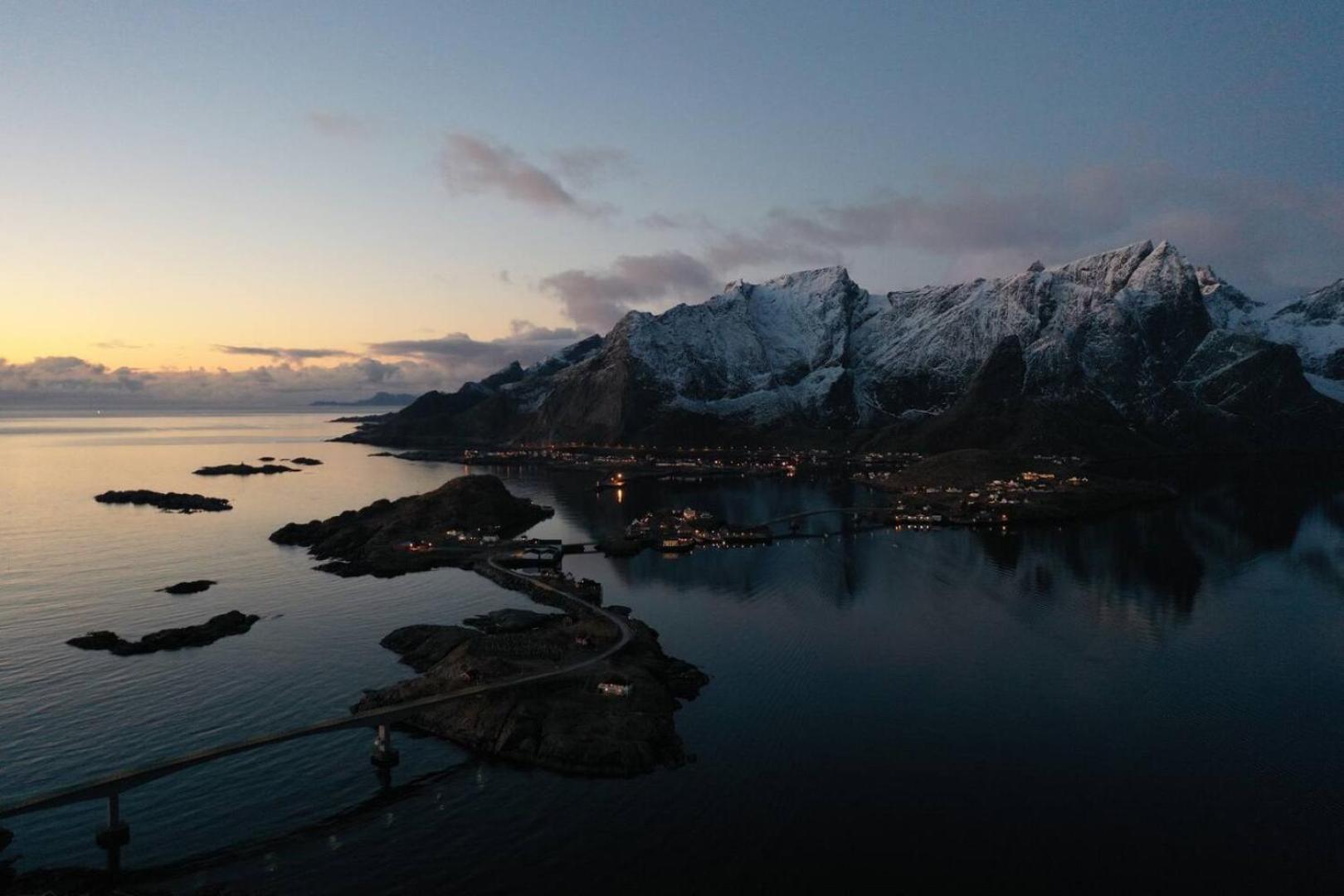 Lofoten Panoramic Luxury Home With Sauna 莫斯克内斯 外观 照片