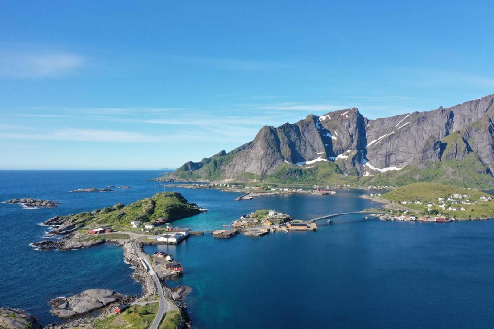Lofoten Panoramic Luxury Home With Sauna 莫斯克内斯 外观 照片